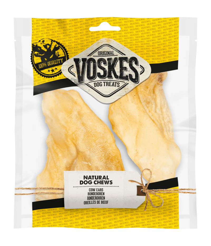 Voskes Dog Chews Cow Ears 2 stk