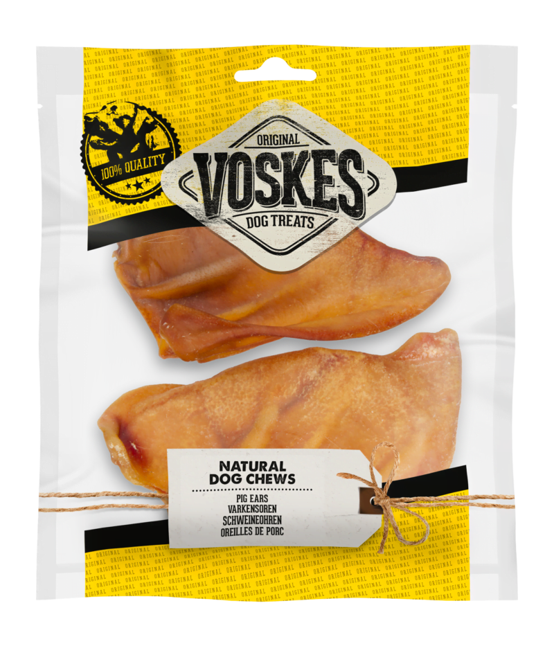 Voskes Dog Chews Pig Ears 2 stk
