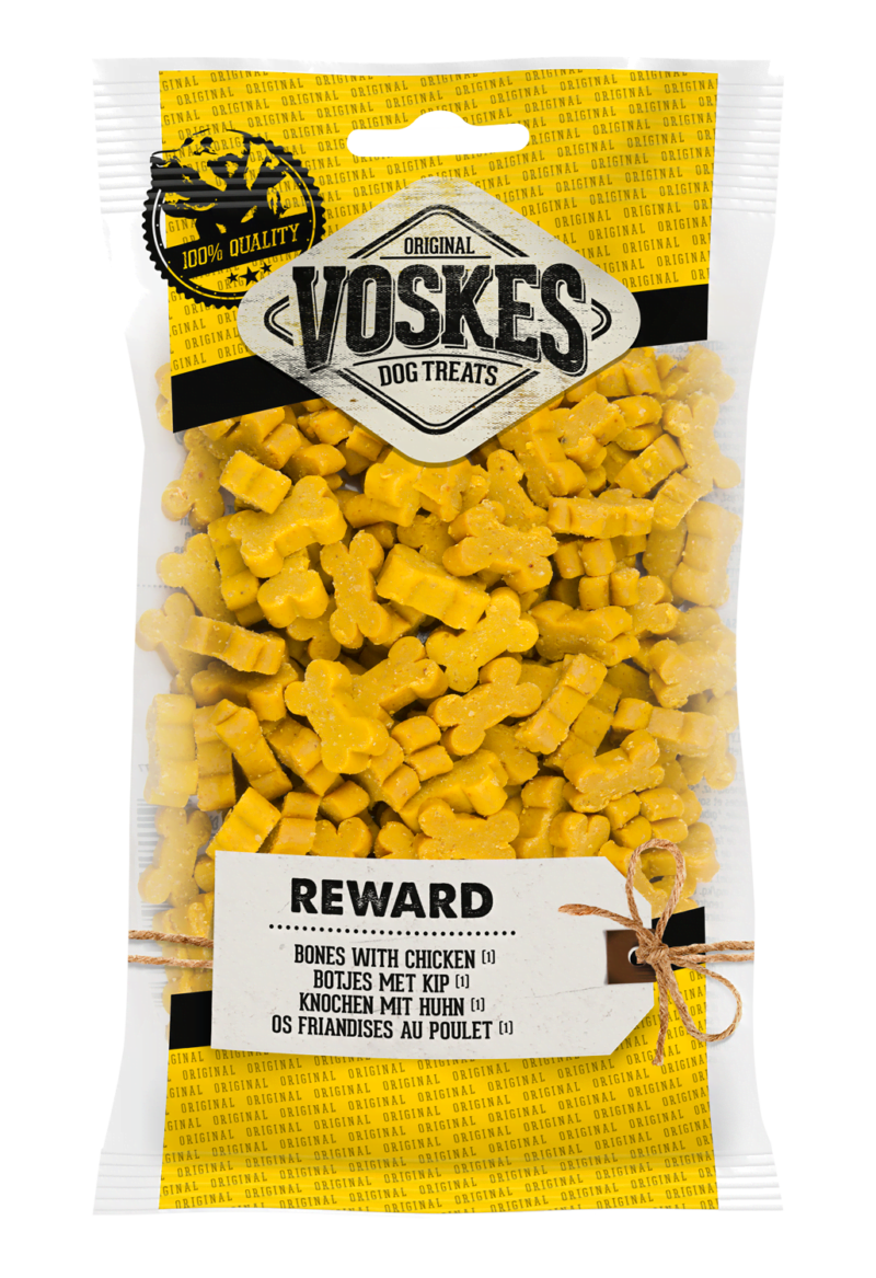 Voskes Dog Reward Bones with Chicken 200gr