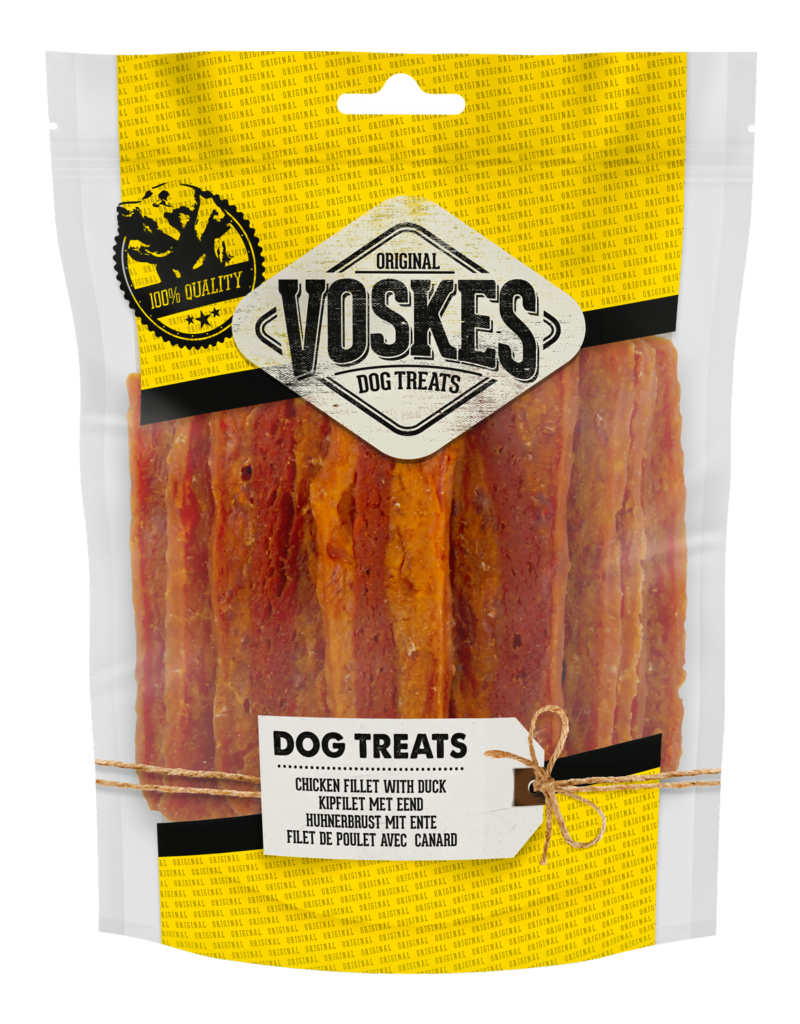 Voskes Dog Treats Chicken Fillet with Duck 400g