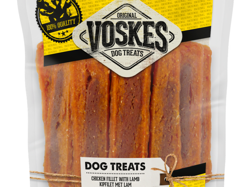 Voskes Dog Treats Chicken Fillet with Lamb 400g