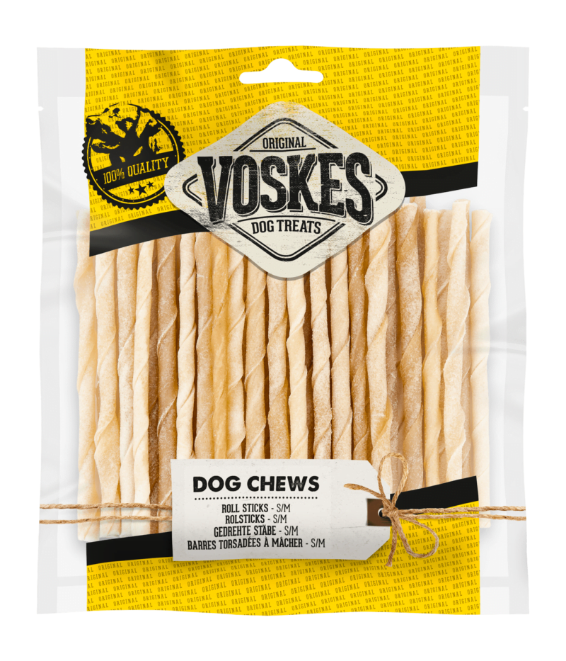 Voskes DOG CHEWS ROLL STICKS S/M 50STK